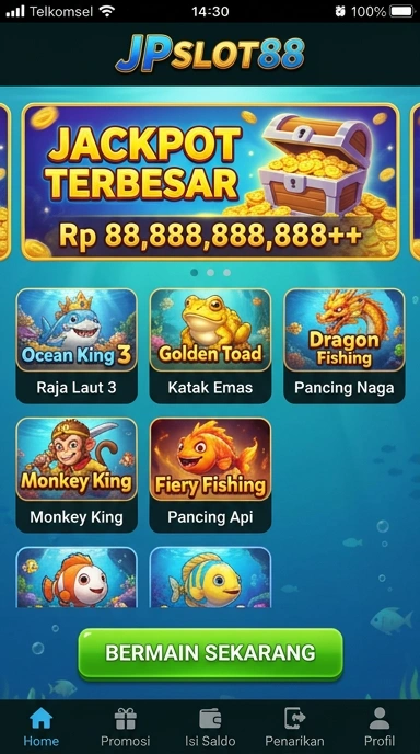 Beragam pilihan aplikasi tersedia di jpslot88.